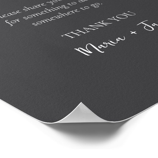 シンプルバケッ結婚トのブライダルシャワー記号 ポスター (角)