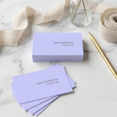 シンプルバジェット無地の1色ペリモダンンクル 名刺