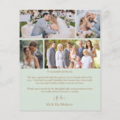 シンプルバジェット結婚グリーン (裏面)