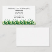 シンプルバジェット芝生造園名刺 名刺 (正面/裏面)