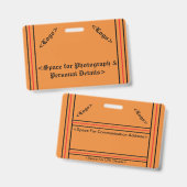 シンプルバッジ バッジ (正面＆裏面)