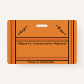 シンプルバッジ バッジ (裏面)