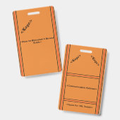 シンプルバッジ バッジ (Front & Back)