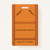 シンプルバッジ バッジ (裏面)