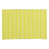 シンプルバナナストライプ黄色の背景に白い 枕カバー (正面右)