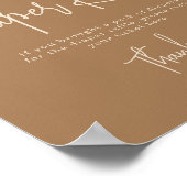 シンプルバニーおむつラッフルゲーム ポスター (角)