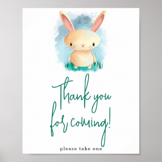 シンプルバニーさん来は ポスター (正面)