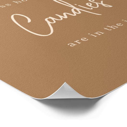 シンプルバニーキャンディの数 ポスター (角)