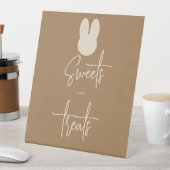 シンプルバニースイーツアンドトリート 台座サイン (インサイチュ)