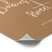 シンプルバニーベビーは甘い ポスター (角)