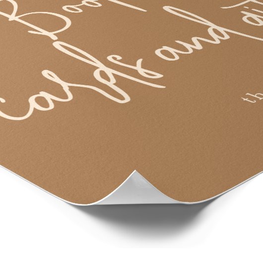 シンプルバニー書籍のカードとギフト ポスター (角)