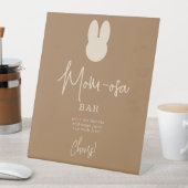 シンプルバニーmOM-osaバー 台座サイン (インサイチュ)