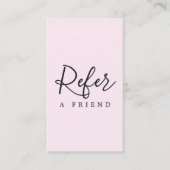 シンプルバラエレガントホワイトブラック紹介カード 紹介カード (正面)