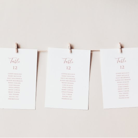 シンプルバラエレガント金ゴールドテーブル座席表