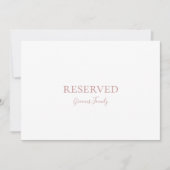 シンプルバラエレガント金ゴールド予約サイン (正面)