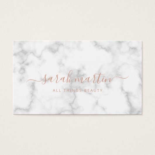 シンプルバラエレガント金ゴールド大理石ギフト証明書 (正面)