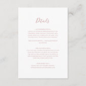 シンプルバラエレガント金ゴールド詳細エンクロージャカード エンクロージャーカード (正面)