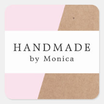 シンプルバラククールラフトホワイトストライプ文字