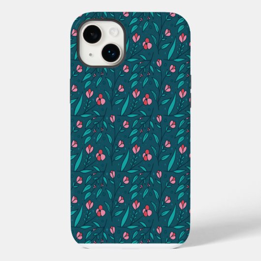 シンプルバラパターン Case-Mate iPhoneケース (裏面)