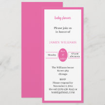 シンプルバラパーソナライズされたベイビーシャワー