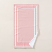 シンプルバラモダン石英 バスタオルセット (ハンドタオル)