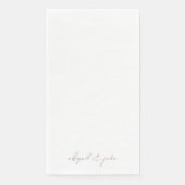 シンプルバラモダン金ゴールドスクリプト名結婚の (正面)