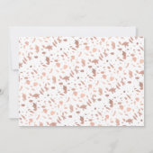 シンプルバラモダン金ゴールド2 Photo Save The Date Card セーブザデート (裏面)