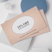 シンプルバラ白エレガント割引クーポン美しい 割引カード