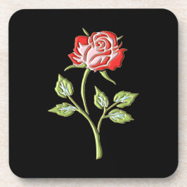シンプルバラ コースター
