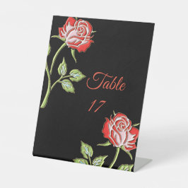 シンプルバラ 台座サイン