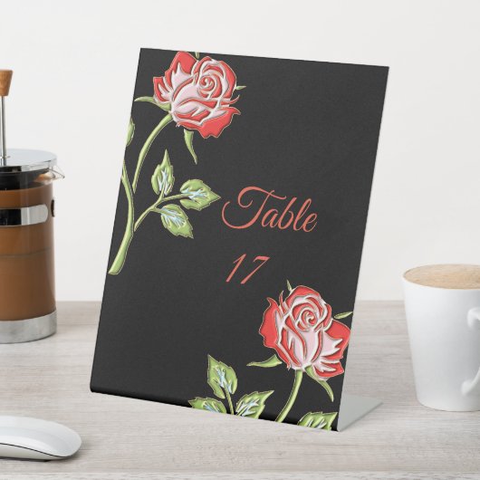 シンプルバラ 台座サイン (インサイチュ)