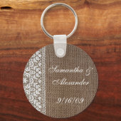 シンプルバーラップアンドレース キーホルダー (正面)