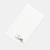 シンプルパインコーンリーフ金ゴールドモノグラムホリデイ (コーナー)