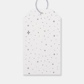 シンプルパインミニマルツリーギフトラベル ギフトタグ (裏面)