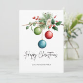 シンプルパイン素朴ボタニカルフラット シーズンカード (スタンド正面)