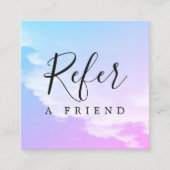 シンプルパエレガントステルカラフル美しい 紹介カード (正面)