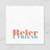 シンプルパステルエレガント紹介カード 紹介カード (正面)