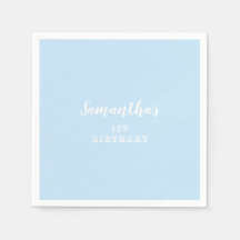 シンプルパステルブルー