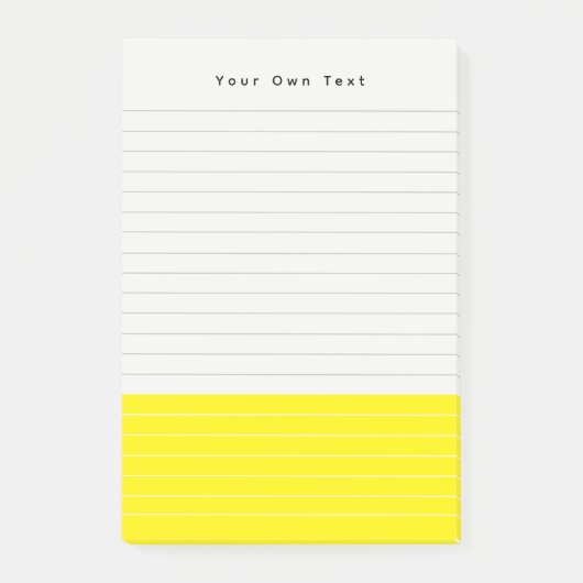 シンプルパステルモダンコロブロック ポストイット (正面)