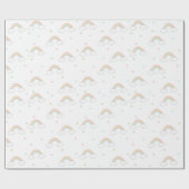 シンプルパステルレインボー ラッピングペーパー (フラット)