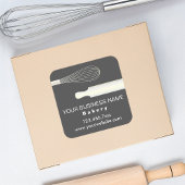 シンプルパストリモダンーベーカリー包装 スクエアシール