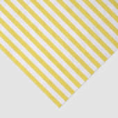 シンプルパタストライプーン黄色の白ジオメトリ 薄葉紙 (詳細)