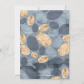 シンプルパタモダンーン成人誕生日パーティー 招待状 (裏面)