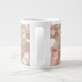 シンプルパターン-円 ジャンボコーヒーマグカップ (裏面)