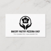 シンプルパティシシェフベーカリーピッツェリア調理師 名刺 (正面)