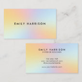 シンプルパモダンステルグラデーション 名刺 (正面/裏面)