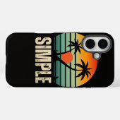 シンプルパラダイス | iPhone 16 ケース Case-Mate iPhoneケース (裏面 (横))