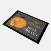 シンプルパンプキン紅葉ハロウィーン ドアマット (アングル)