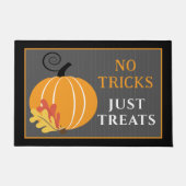 シンプルパンプキン紅葉ハロウィーン ドアマット (正面)