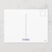 シンプルパーソナライズされたエレガントクリスマス灯 シーズンポストカード (裏面)